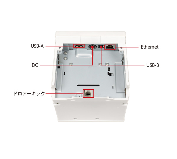 NFC標準搭載。USB・Ethernet・Bluetooth®に加えWi-Fi®にも対応