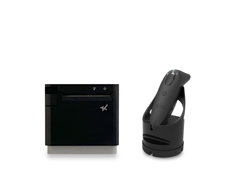 レシートプリンター mC-Print3 x SocketScan S700 Smaregi
