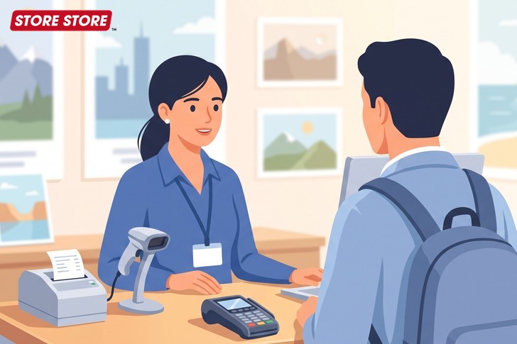 【対応表あり】旅行代理店のPOSレジ周辺機器|窓口を止めない選び方