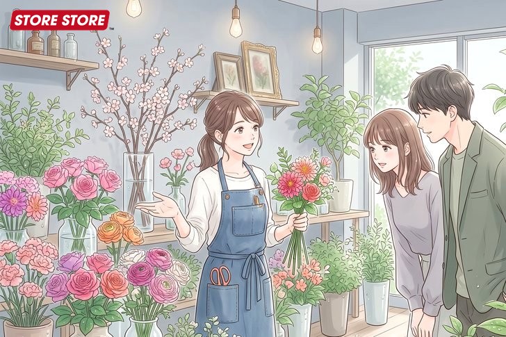 【一体型で省スペース】お花屋さん(フラワーショップ)のPOSレジ周辺機器の選び方|対応表つき |