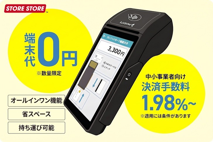 【スマレジ連動】PAYGATE(ペイゲート)とは?手数料・機能と端末のメリット解説